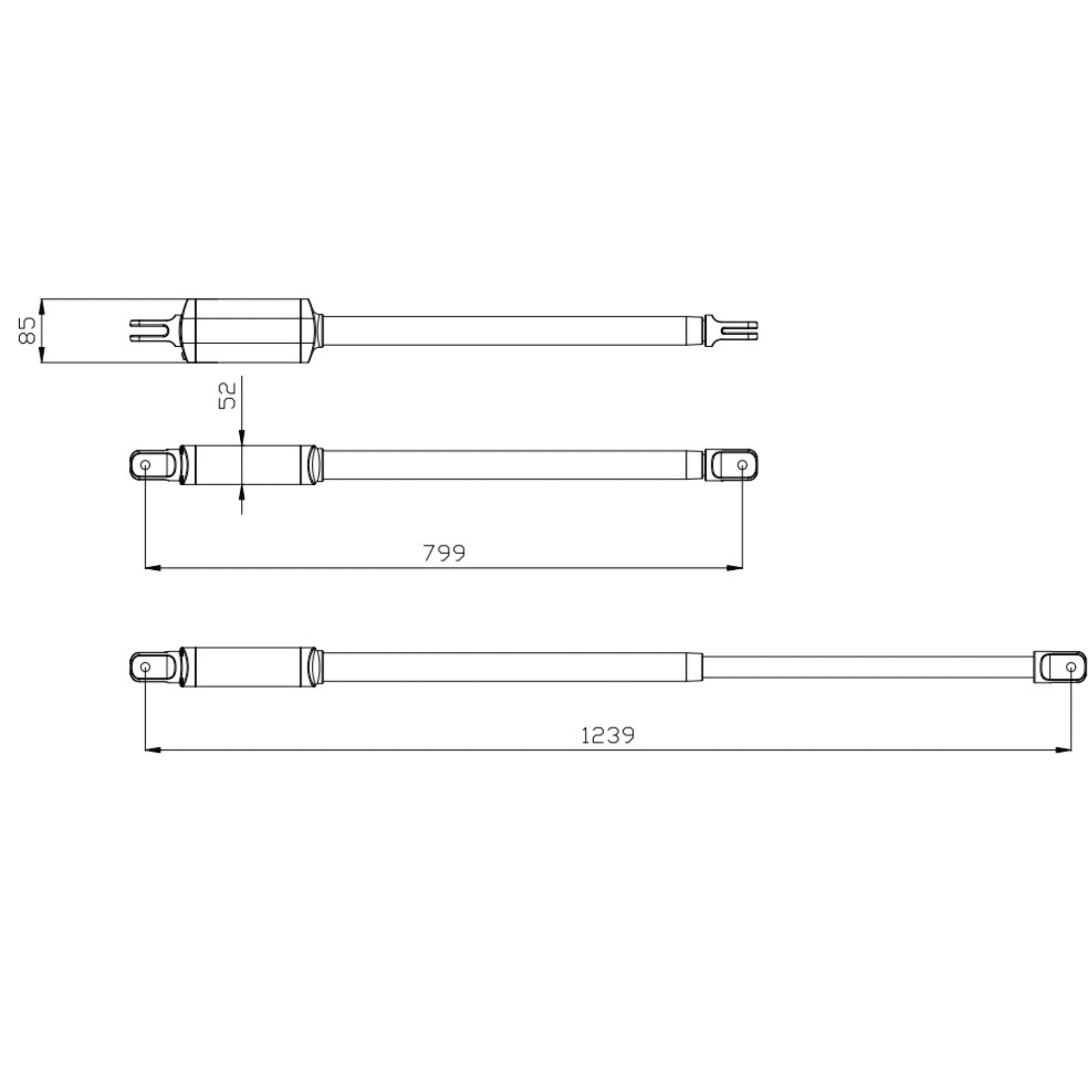 Dimensions piston