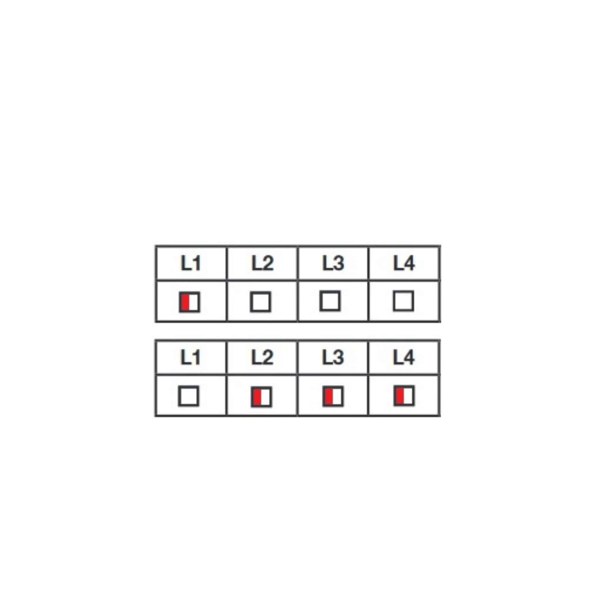 Fonctionnement L1 Clignotant et L2, 3 et 4 Clig...